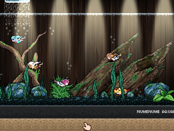 川のヌキ釣り～滝つぼの天女～