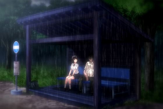 濡れ透けJ○ 雨宿りレ×プ