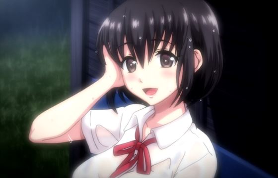 濡れ透けJ○ 雨宿りレ×プ