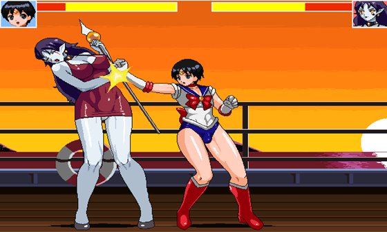 体格差おねショタバトル2 女怪人vs女装戦士君