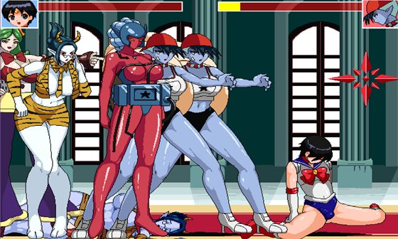 体格差おねショタバトル2 女怪人vs女装戦士君