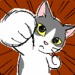 猫パンチ