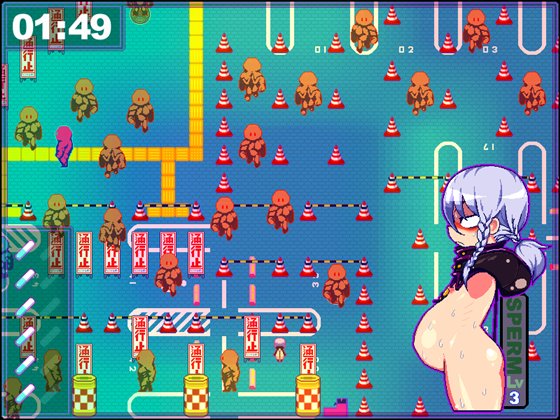 変態黒頭巾 in the Nightpark