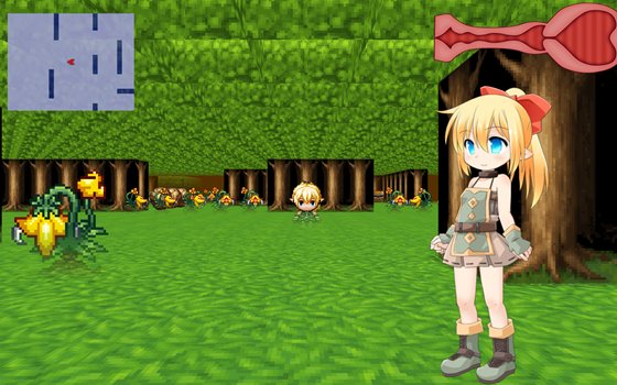 エルフの少女エルミア エッチなダンジョン