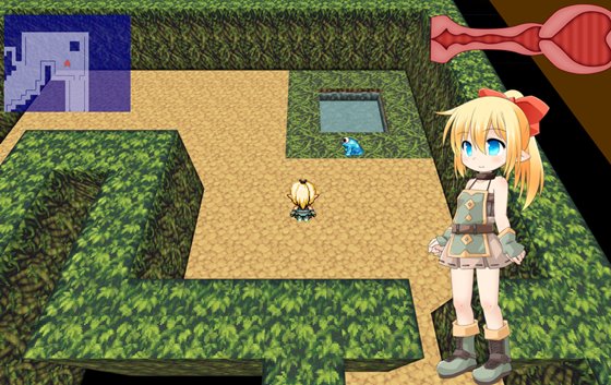 エルフの少女エルミア エッチなダンジョン