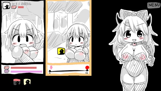 ロリ巨乳の勇者達を打ちのめして乳奴隷にするRPG