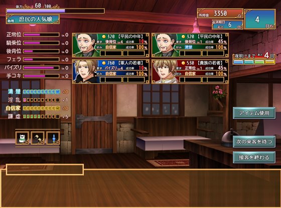 アリエルの娼館生活