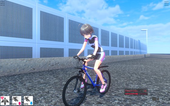 漕ぐとイッちゃう!コハネちゃんのサイクリングオナニー