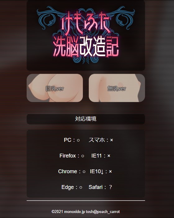 けもふた洗脳改造記