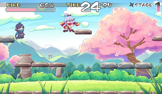 逃げてどっぴゅん☆くノ一のいたずら忍法!