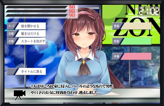 美人ニュースキャスターの恥辱