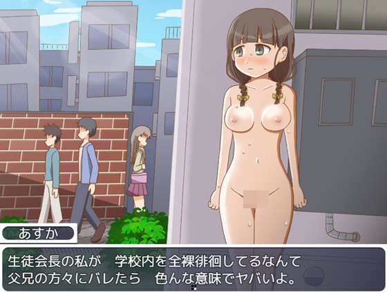 ドジっ娘生徒会長の脱衣すごろく