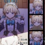 夏休みに無口なメイドとセックス