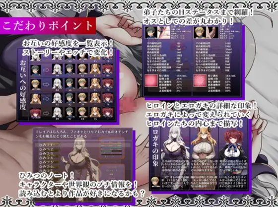 魔女と二人の弟子 ~純真な愛弟子と欲望塗れの屑弟子~
