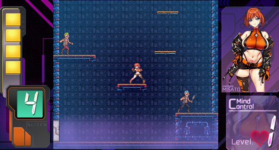 電脳追撃者 ミサト　ゲームプレイ画像