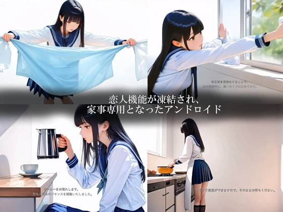 アンドロイド少女 ~5日間の試用期間~ のあらすじを紹介するゲーム画面