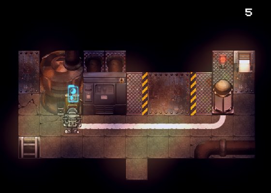 ボタン操作と探索の流れが分かるゲーム画面