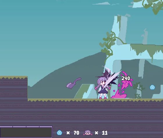 その場復活なので負けるわけが無いくもゆきさんのゲームシーン