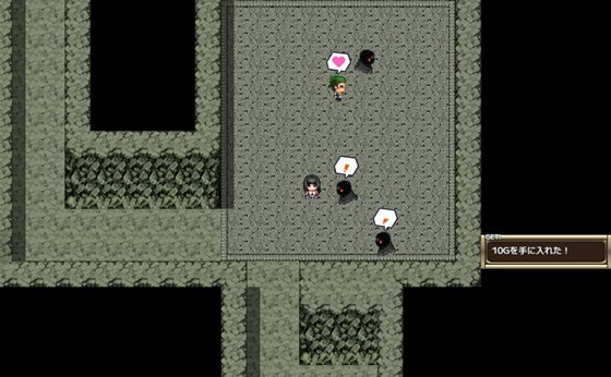 『レディーナイト-淫魔の迷宮-』のダンジョン探索画面