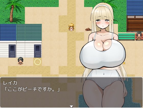 『むちむちレイカは流される』のあらすじとヒロイン紹介画面