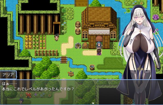 シスターのアリアさんが登場する紹介画像