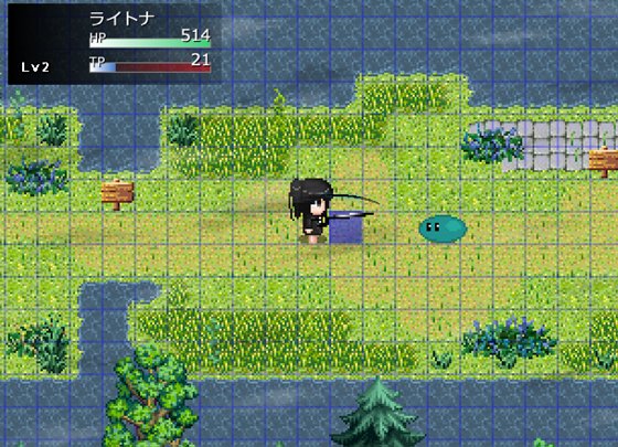 銀眼のライトナのゲームプレイ画面その1
