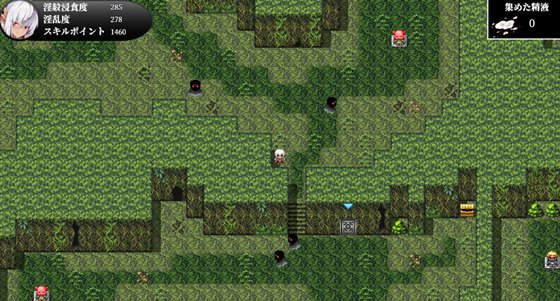 寝取られダークエルフのフィーネさん ゲームプレイ画面