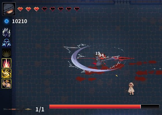 囚われのリリのゲームプレイ画面