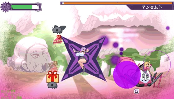 終末姫シュルストゥーレのHARDモード戦闘画面