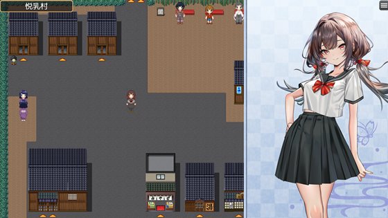 退魔士カオル~マゾバレ厳禁因習村~のヒロインの制服姿画像