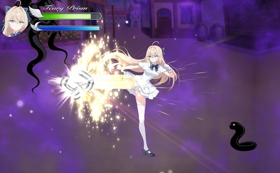 光のプリンセス ティアリープリズムのゲームプレイ画面